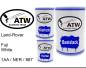Preview: Land-Rover, Fuji White, 1AA / NER / 867: 500ml Lackdose + 500ml Klarlack + 250ml Härter - Set, von ATW Autoteile West.